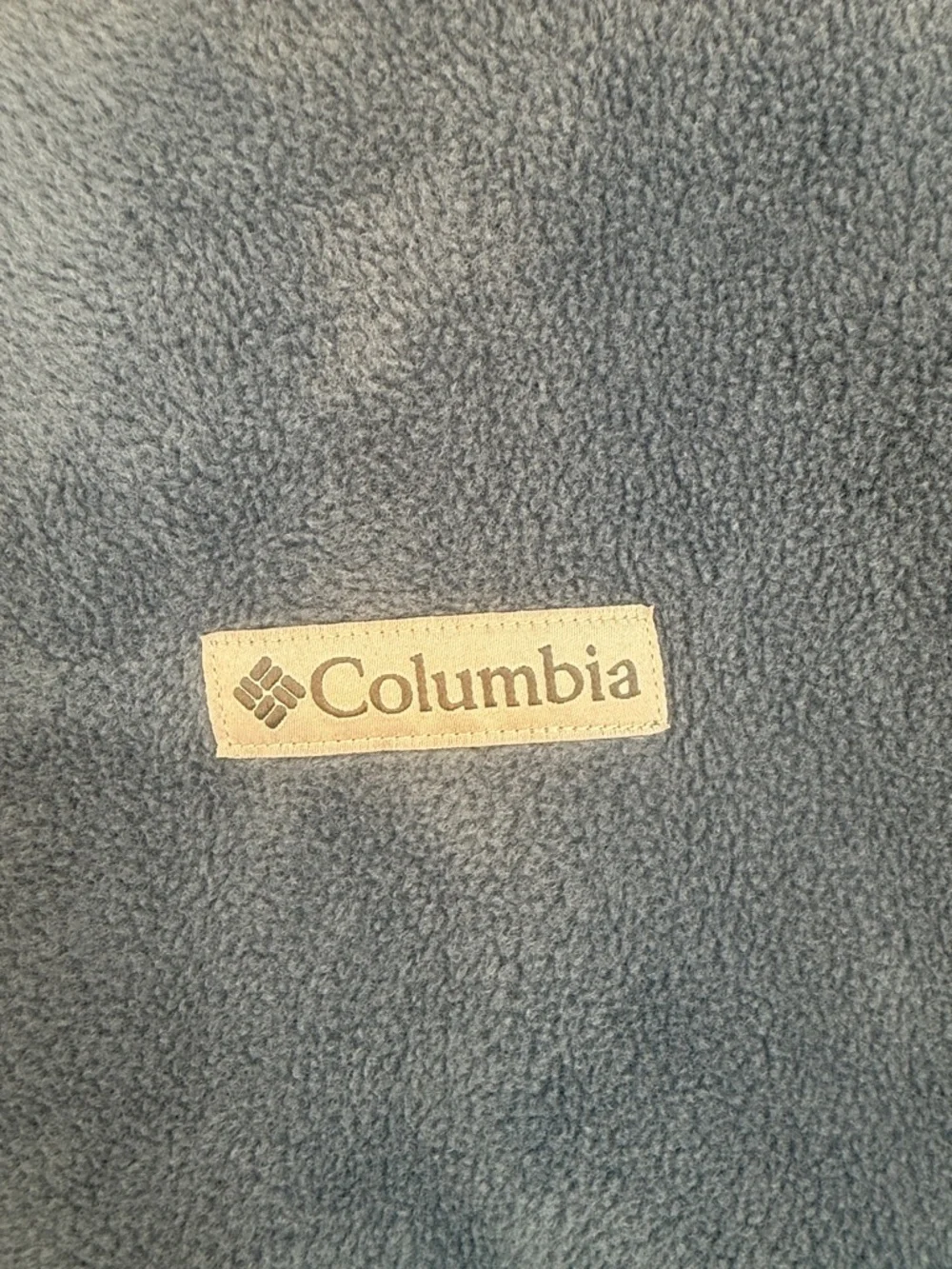 Columbia Men’s 2XT Tall full zip fleece vest Steel Blue Outdoor Layer Pockets